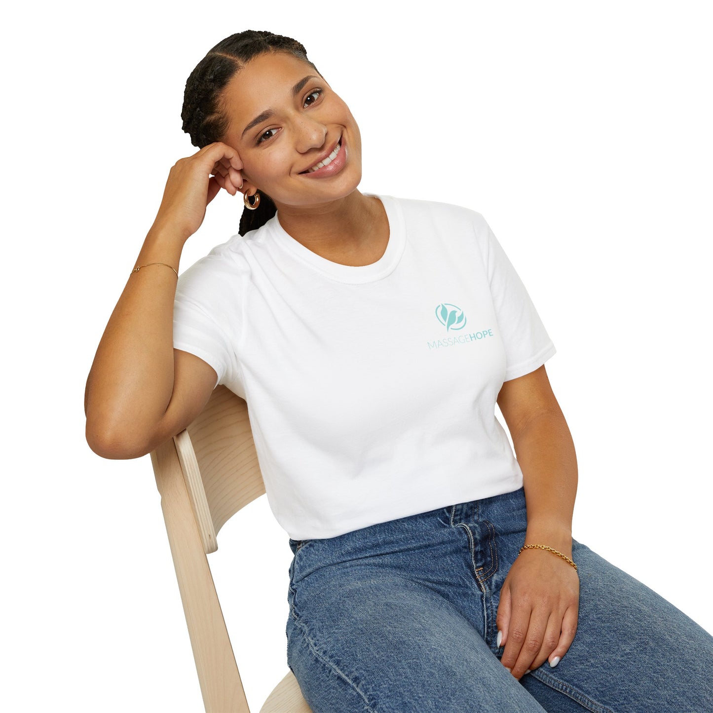 Massage Hope TShirt front logo only