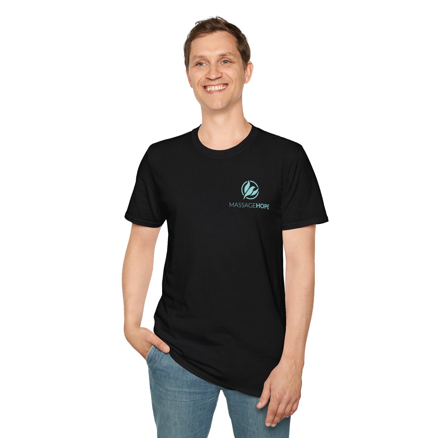 Massage Hope TShirt front logo only